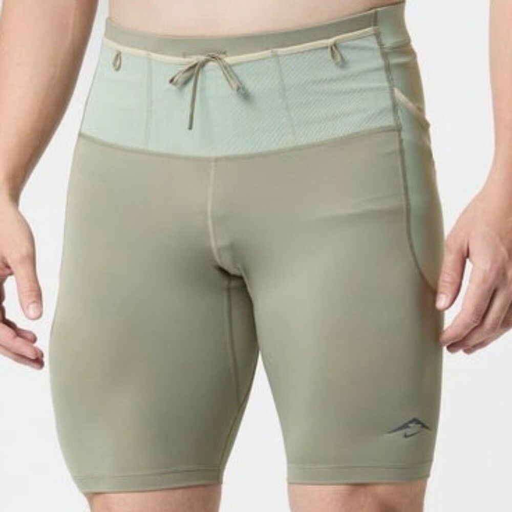 Nike Dri-FIT ADV Men’s Size XL Lava Loops Light Army Running Half Tights